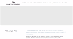 Desktop Screenshot of contemps.com